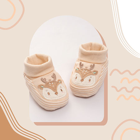 Chaussons Naissance-Bébé Wapiti - Reindeer