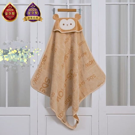 Asciugamano da bagno in cotone biologico Monkey - 85cm*85cm
