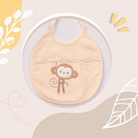 Bavaglino per neonati Scimmietta - Monkey