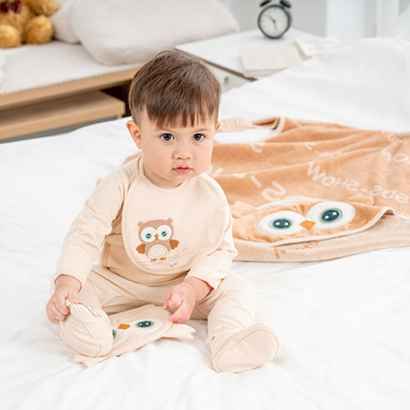 Set regalo per neonati a forma di gufo - Owl