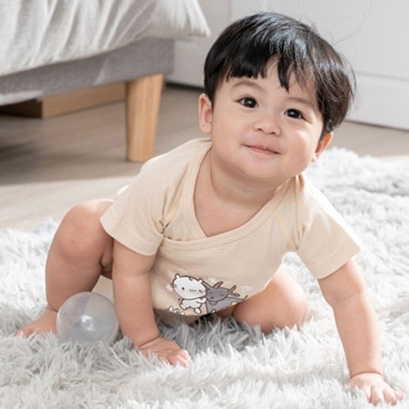 Bộ quà tặng cho bé cung hoàng đạo bằng cotton hữu - Capricorn