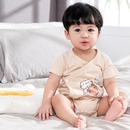 Bộ quà tặng cho bé sơ sinh Zodiac bằng cotton hữu - Taurus